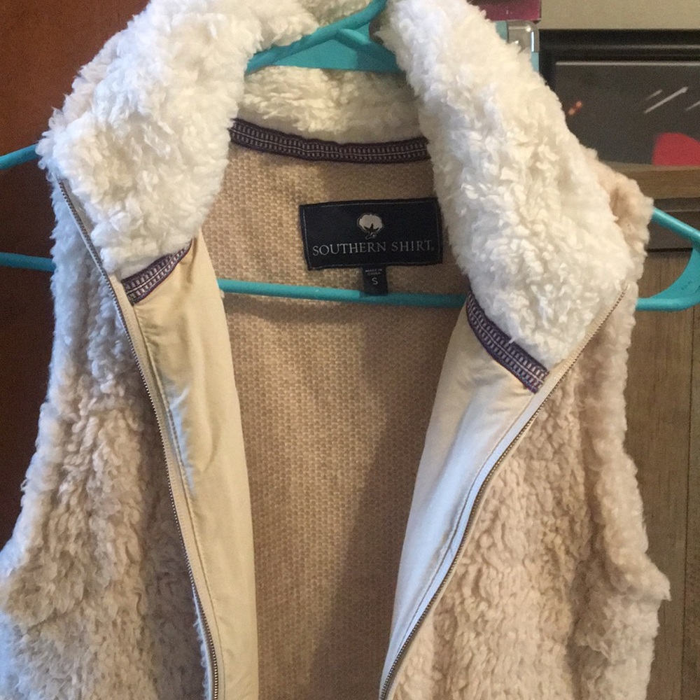 Southern Shirt Sherpa Vest